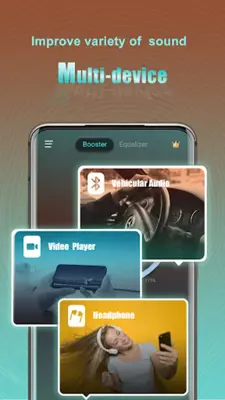 Bass Booster EQ Sound Louder android App screenshot 1
