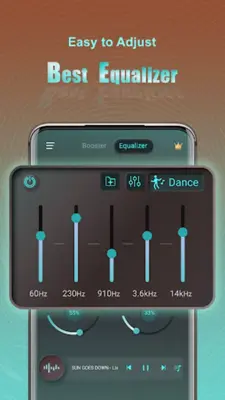 Bass Booster EQ Sound Louder android App screenshot 3